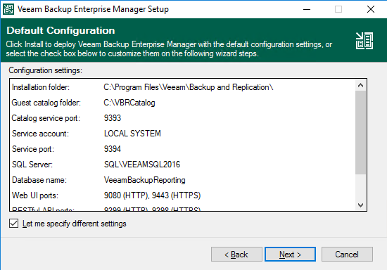 veeam backup enterprise manager