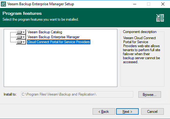 veeam enterprise manager