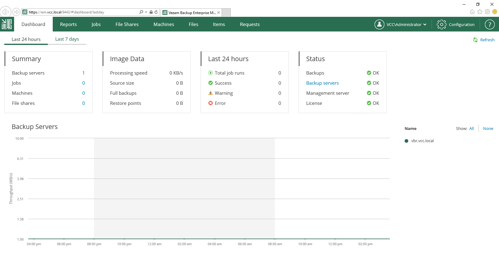 veeam login